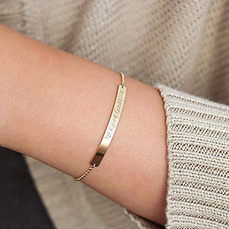 Elegant Personalized ID Bar Br - огляд і ціна Coordinates Bracelet