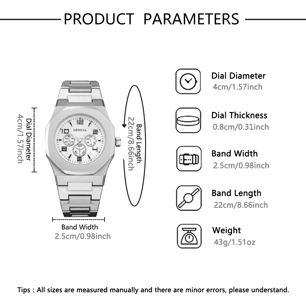 3piece new watch, polygonal di - огляд і ціна Coordinates Bracelet
