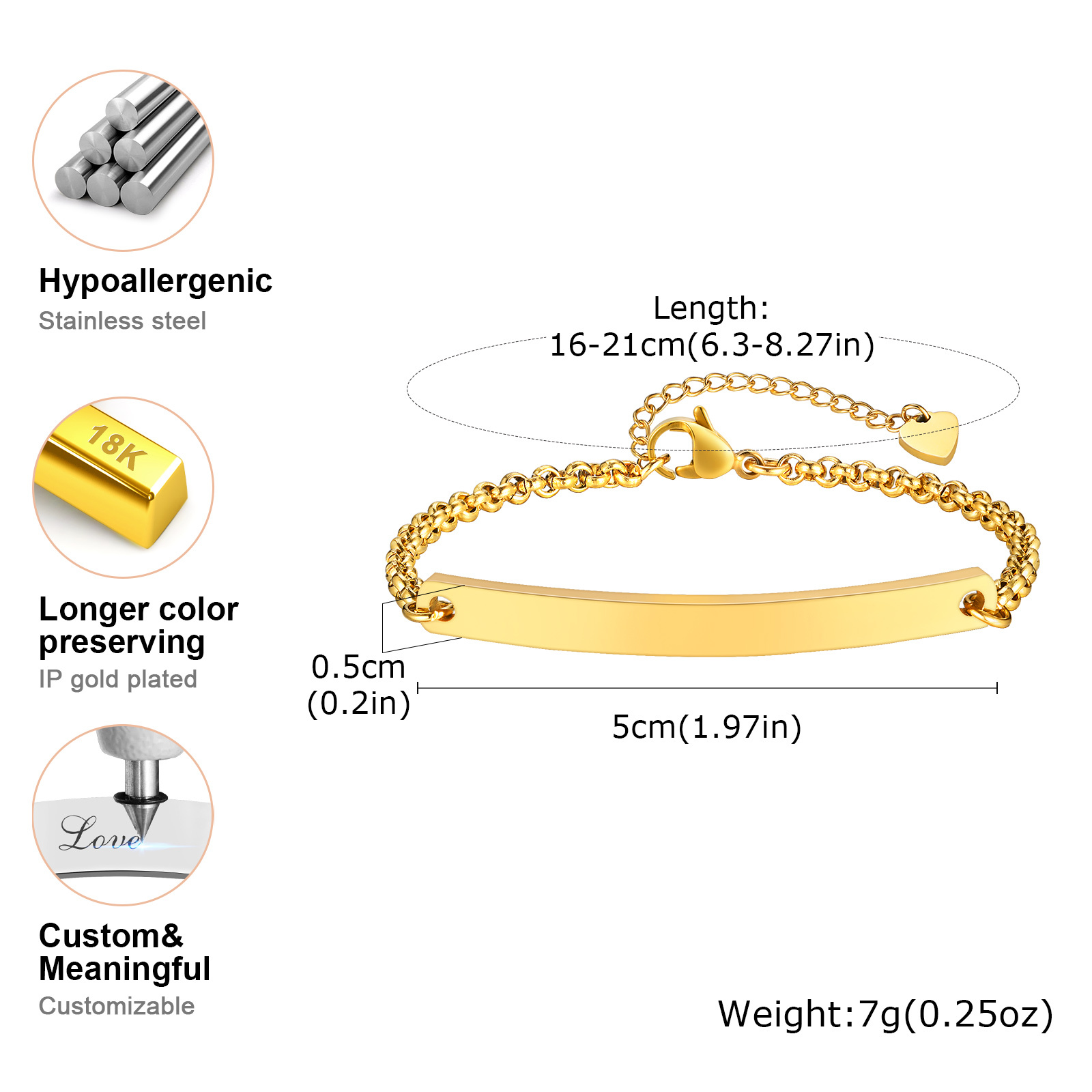 Personalized Name Bar Bracelet - огляд і ціна Coordinates Bracelet