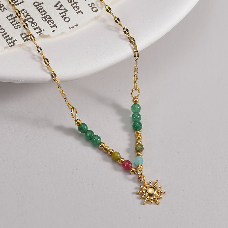 Fashion Trend Natural Stone Ne - огляд і ціна Birth Flower Necklace